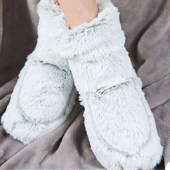 🩶Marshmallow🩶 Gray Warmies Boots - Picture 1 of 8